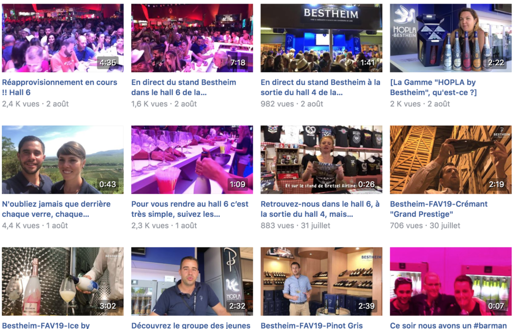 Retransmission en direct pour Bestheim creators Agence de