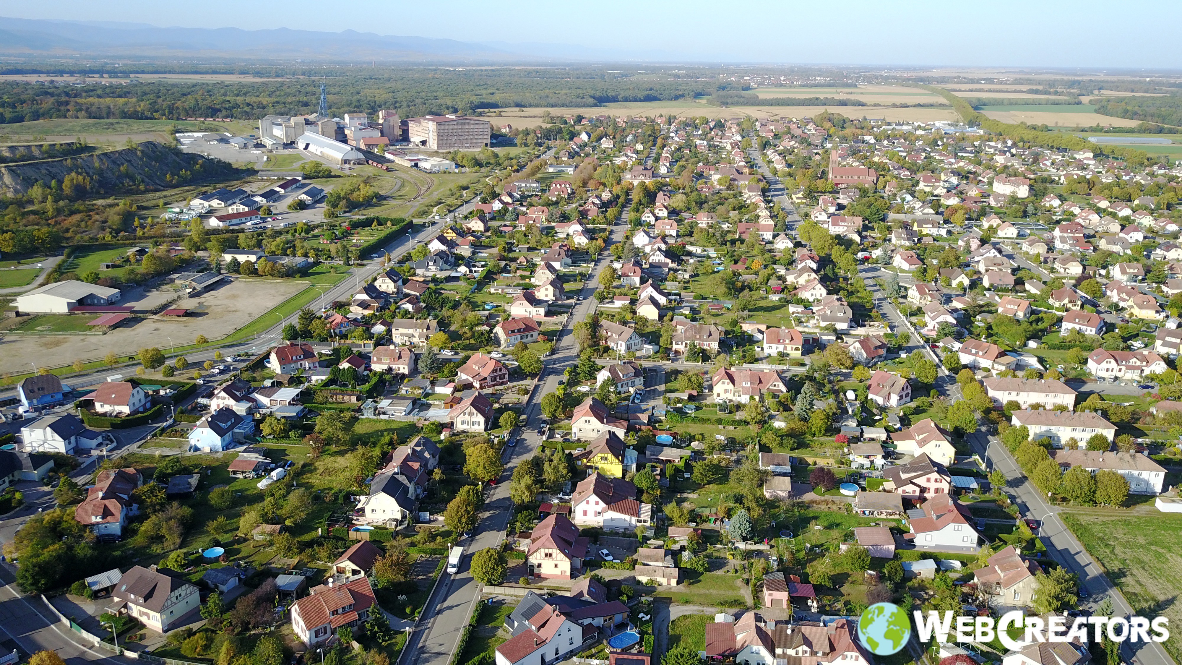 prastataire drone vues aérienne Mulhouse Wittenheim Colmar