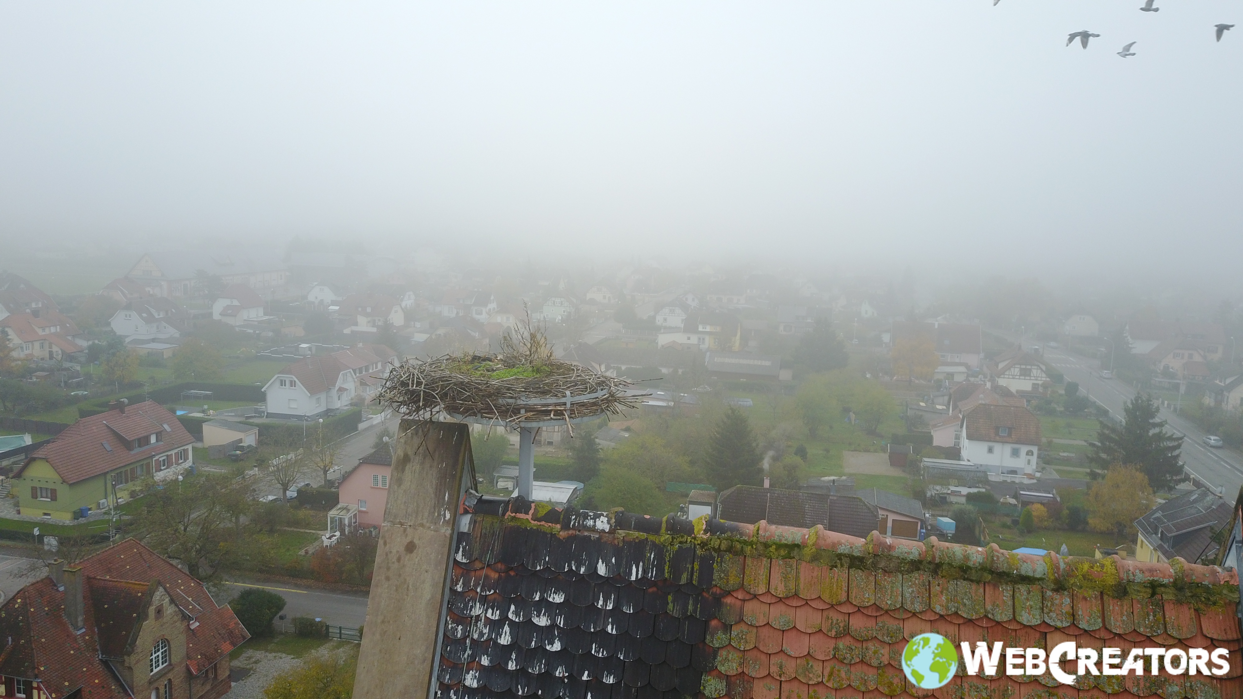 Inspection technique en drone à Wittenheim dans la région de Mulhouse (Haut-Rhin)