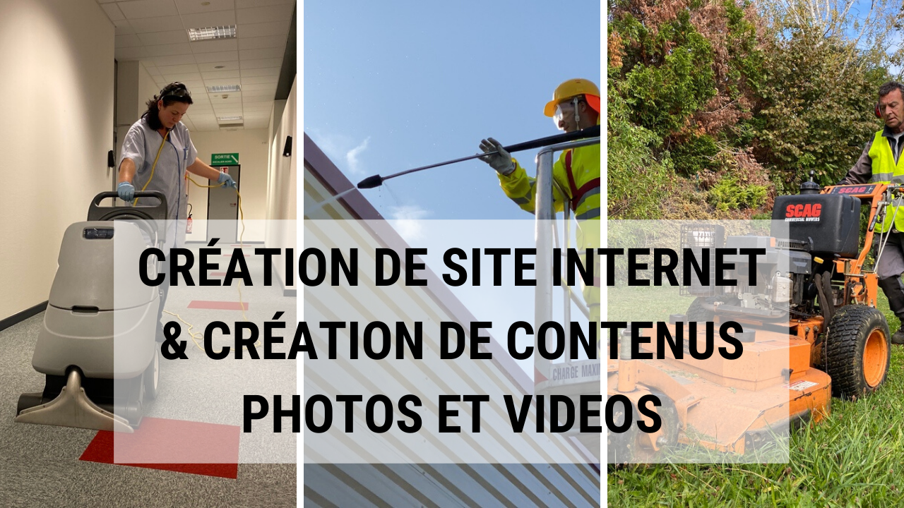 CRÉATION DE SITE INTERNET & CRÉATION DE CONTENUS PHOTOS ET VIDEOS